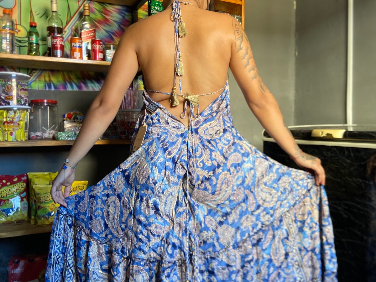 Indiano azul escuro