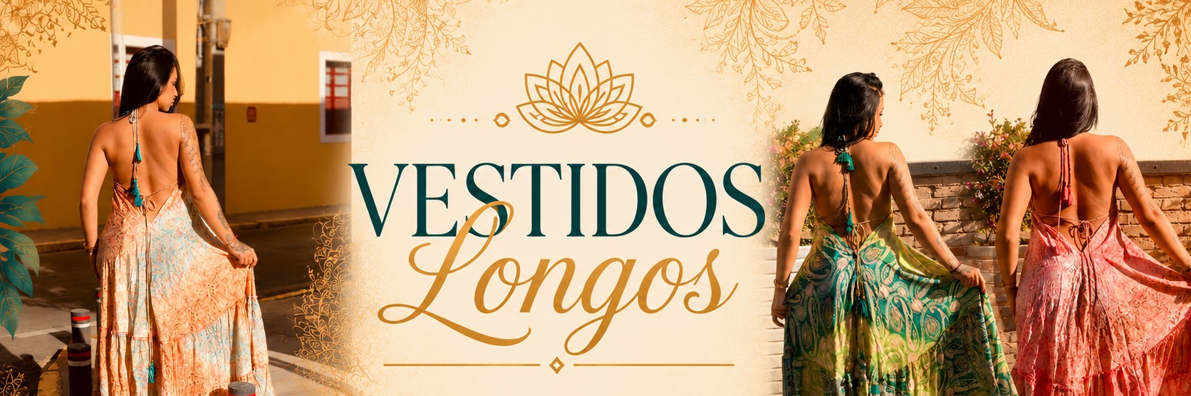 Vestidos Indianos Longos